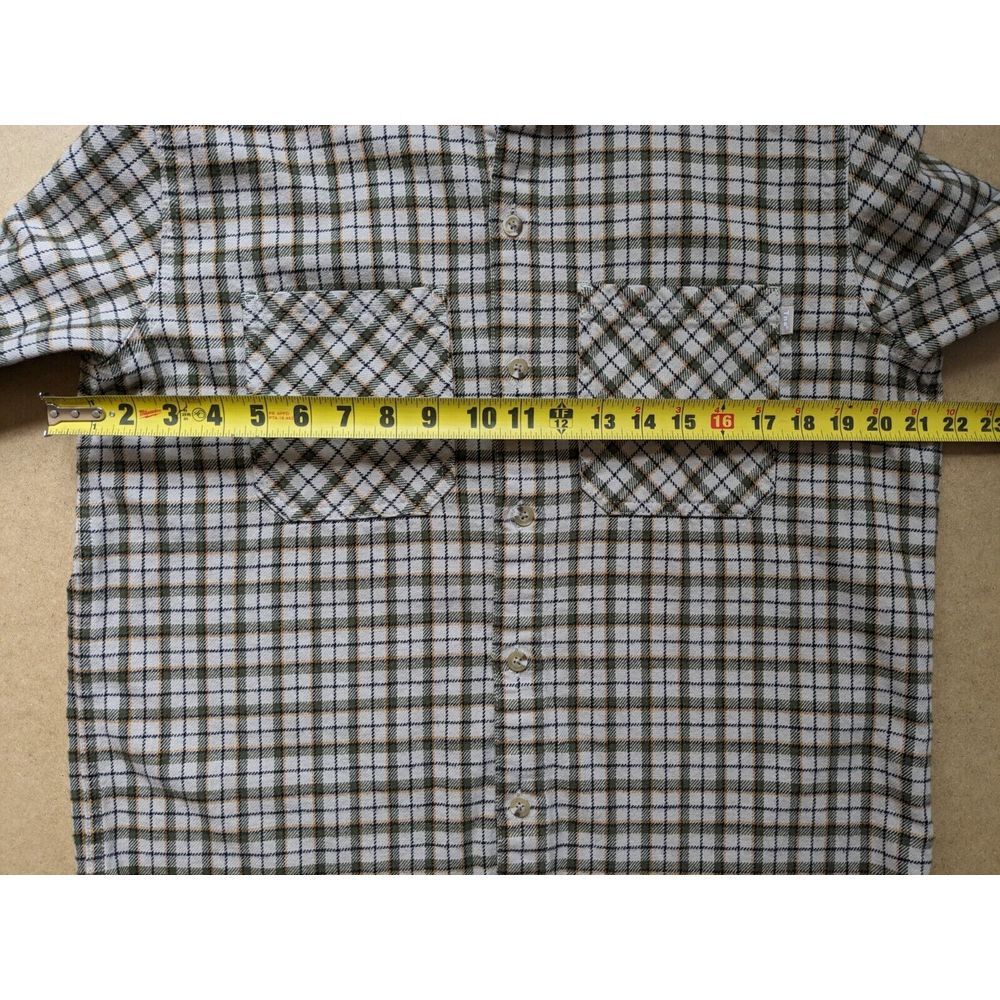 Aritzia Tna Plaid Oversized Button Up Beige Plaid Long Sleeve Shacket - Picture 5 of 8